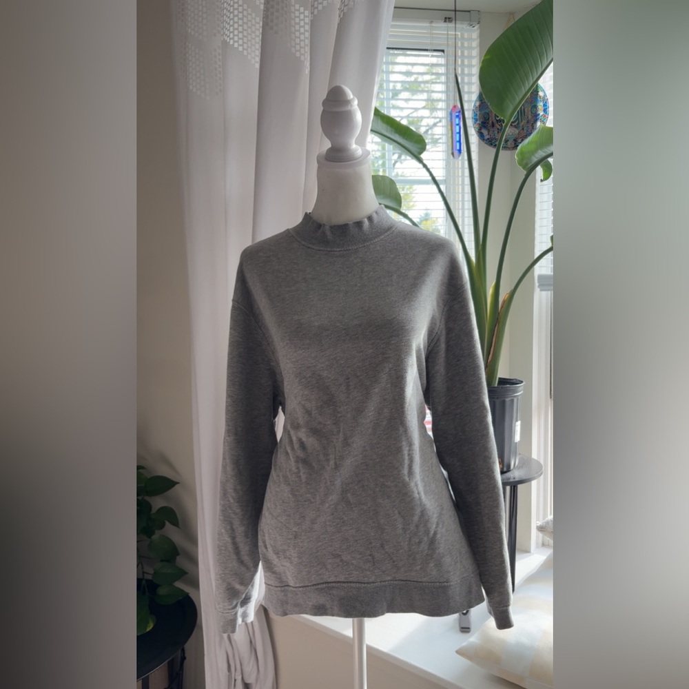 H&M Gray Women's Sweatshirt Tunic Style